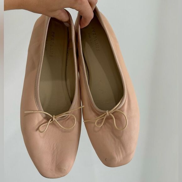 Everlane Italian leather day ballet flat in pink - Picture 14 of 17